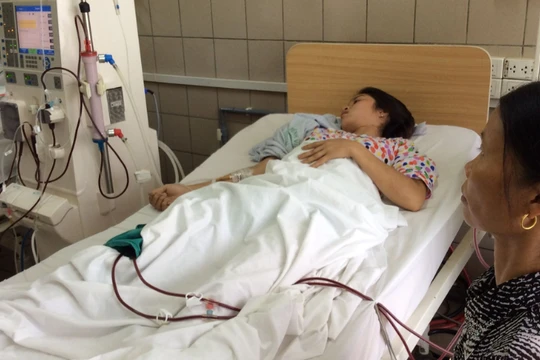 Ở các bệnh viện, việc chăm sóc bệnh nhân vẫn chủ yếu phụ thuộc vào người nhà của họ đi theo 