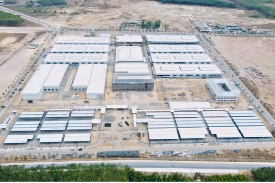 Cụm Công nghiệp Nam Hà đã hoàn thiện 100% sẵn sàng bàn giao.