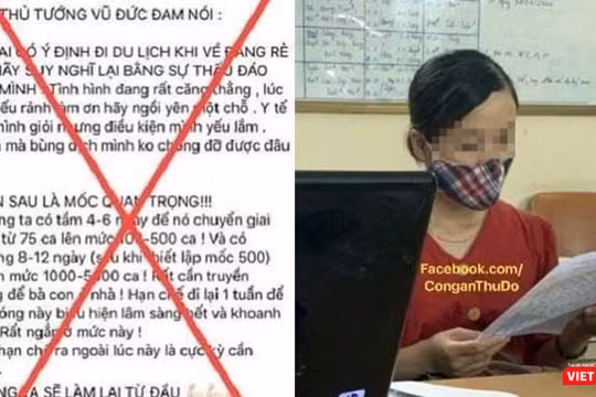 Tại cơ quan Công an, chị L đã thừa nhận hành vi đăng tải nội dung sai sự thật nêu trên và cam kết không tái phạm.