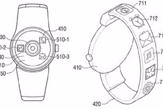 bản vẽ đồng hồ thông minh của Samsung