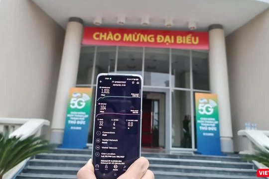 Chất lượng mạng 5G tại TP.Thủ Đức được đánh giá cao.