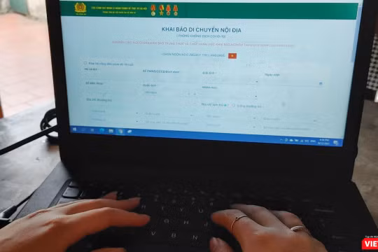 Khai báo y tế kết nối với cơ sở dữ liệu dân cư.