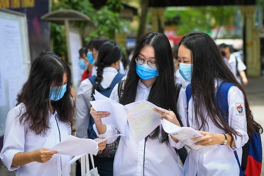 Thí sinh tham dự kỳ thi tốt nghiệp THPT 2020. Ảnh minh họa: Internet