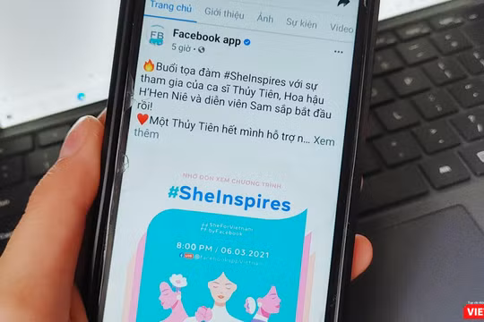 Chương trình #SheForVietnam do mạng xã hội Facebook phát động.