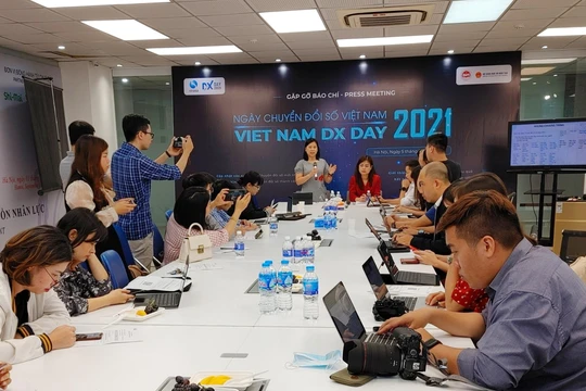 Họp báo công bố Ngày Chuyển đổi số Việt Nam 2021.
