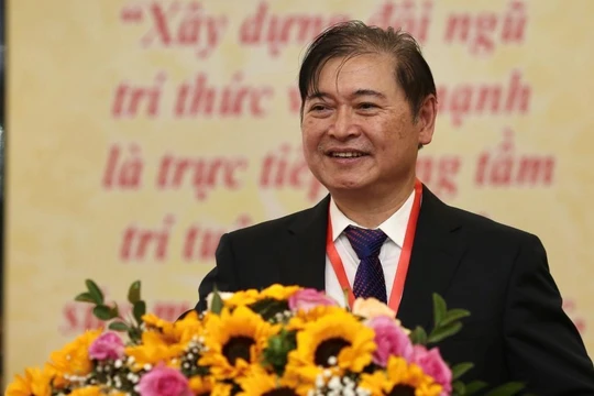 Tân Chủ tịch Liên hiệp các hội Khoa học và Kỹ thuật Việt Nam Phan Xuân Dũng. Ảnh: Phú Xuân.