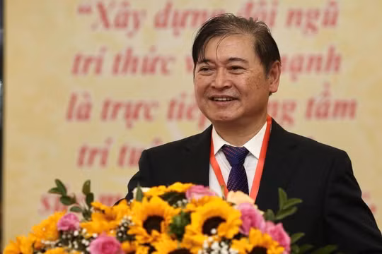 Tân Chủ tịch Liên hiệp các hội Khoa học và Kỹ thuật Việt Nam Phan Xuân Dũng. Ảnh: Phú Xuân.