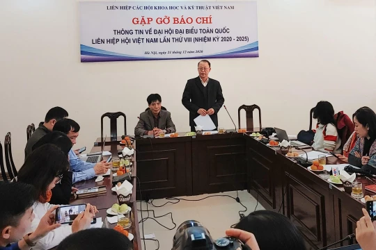 Họp báo trước thềm Đại hội đại biểu toàn quốc Liên hiệp các Hội Khoa học và Kỹ thuật Việt Nam lần thứ VIII, nhiệm kỳ 2020-2025.