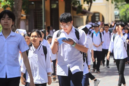 Kỳ thi tuyển sinh lớp 10 tại Hải Phòng năm 2020 diễn ra an toàn, nghiêm túc, đúng quy chế. Ảnh: Cổng thông tin Điện tử thành phố Hải Phòng.