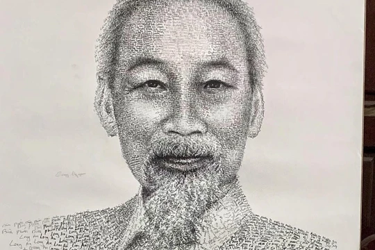 Chân dung Bác Hồ. 