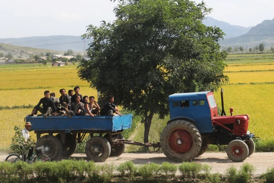 Khung cảnh bình yên ở vùng nông thôn Triều Tiên (Ảnh: NKnews)