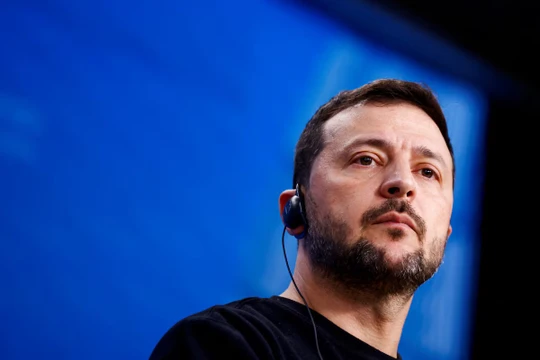 Tổng thống Ukraine Volodymyr Zelensky (Ảnh: Reuters)