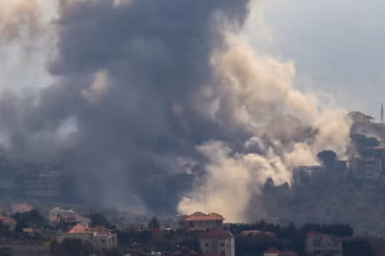 100 tiêm kích Israel tấn công Lebanon liên tục trong một giờ (Ảnh: AFP)