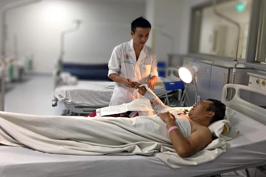 Hiện nay, bệnh nhân N. tiếp tục được điều trị tại Bệnh viện Trung ương Quân đội 108.