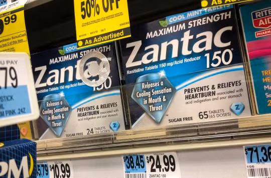 Thuốc dạ dày Zantac bị thu hồi do có chứa chất gây ung thư