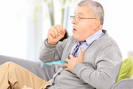 Bệnh nhân mắc phổi tắc nghẽn mạn tính (Ảnh minh họa)