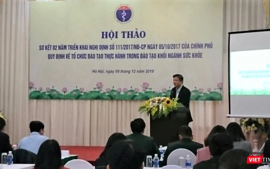 Buổi hội nghị sơ kết 2 năm thực hiện Nghị định 111/2017 tổ chức tại Hà Nội sáng 9/12.
