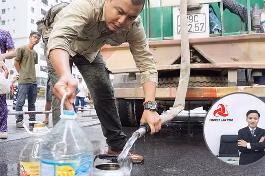 Luật sư Nguyễn Ngọc Hùng: “Người dân Hà Nội có quyền được biết về chất lượng nước đang sử dụng”.