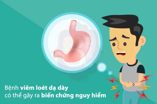 Bệnh viêm loét dạ dày có thể gây nhiều biến chứng nguy hiểm, ví dụ chảy máu dạ dày, ung thư dạ dày ở trẻ nhỏ.