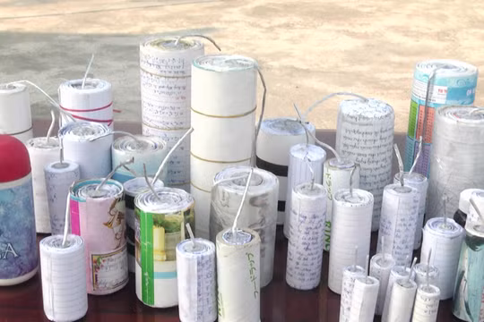 Ảnh minh họa pháo tự chế (Nguồn: Internet)