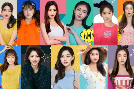 Eternity là nhóm nhạc ảo 11 thành viên được tạo ra bởi công nghệ AI và deepfake. Ảnh: Yuga Tech