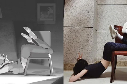 Dương Mịch bị chỉ trích khi đăng ảnh tham gia thử thách vòng eo hoạt hình manga. 