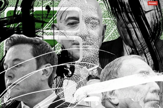 Tỉ phú Jeff Bezos và Elon Musk bị cáo buộc lách nộp thuế trong vài năm. Ảnh: ProPublica