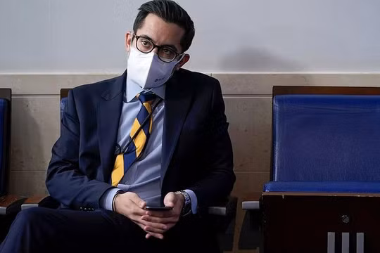 Trợ lý báo chí Nhà Trắng Tj Ducklo. Ảnh: AP.