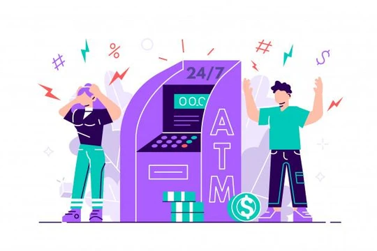 Máy ATM đang dần biến mất ở Trung Quốc. 