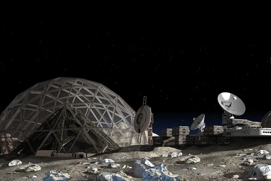 Nhiều quốc gia trên thế giới đang âm thầm triển khai các kế hoạch khai thác Helium-3 từ Mặt Trăng. Ảnh: Johnson Search Group