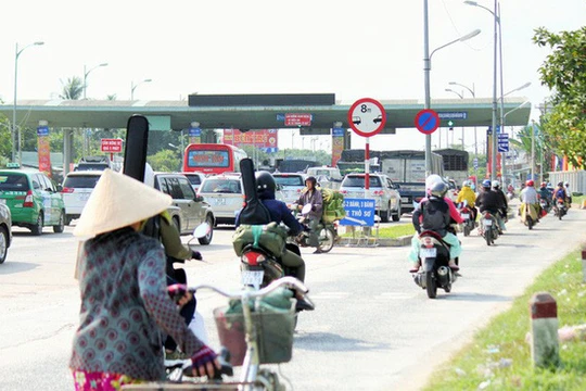 Trạm thu phí cầu Rạch Miễu sẽ bị giám sát thu phí trong 10 ngày kể từ 12/3 đến 22/3/2019. Ảnh: Internet