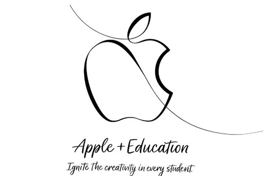 Logo sự kiện Giáo dục của Apple (ảnh: Phone Arena)