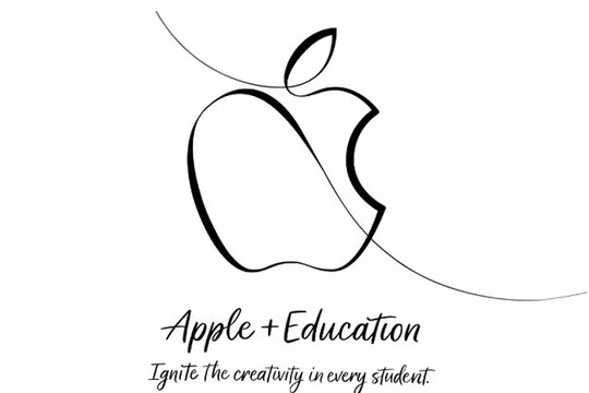 Logo sự kiện Giáo dục của Apple (ảnh: Phone Arena)