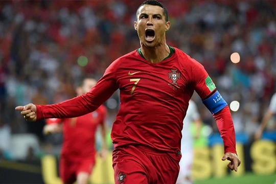 Cristiano Ronaldo của Bồ Đào Nha (ảnh CNN)