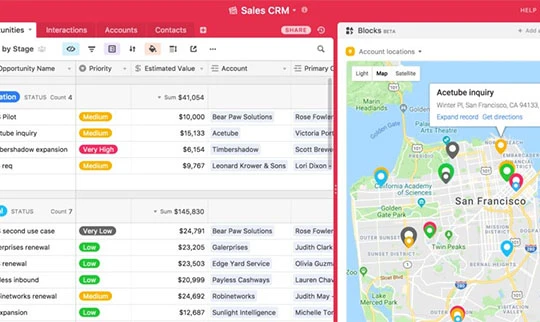 Ứng dụng Airtable (ảnh: Business Insider)