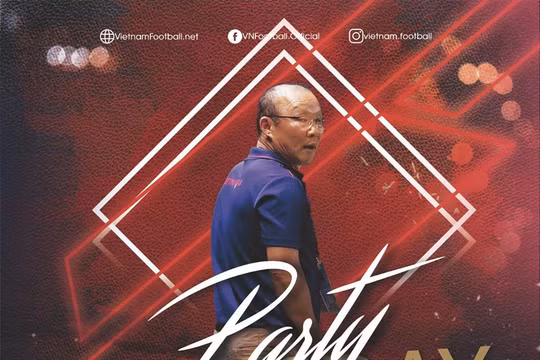 Ông Park có lễ kỷ niệm 2 năm lễ ra mắt bóng đá Việt Nam thật ấn tượng. Ảnh VF.