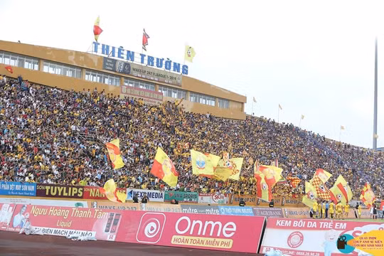 Nam Định sẽ quyết đá cho anh em vui. Ảnh NĐFC.