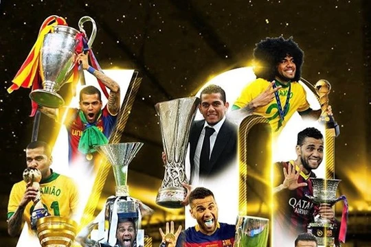 Tại các CLB hay đội tuyển Brazil, Dani Alves đều có tư cách thủ lĩnh dù có đeo băng đội trưởng hay không (VietTimes)