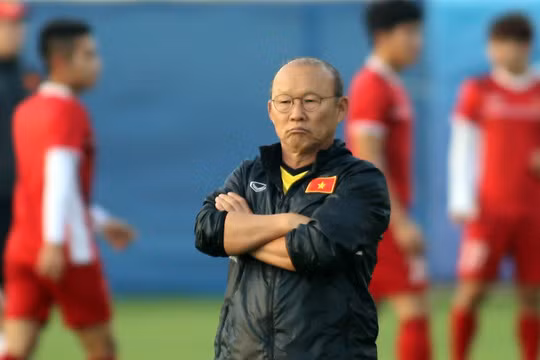 Ông Park sẽ có lá bài trong tay áo để đấu với Malaysia? Ảnh VPF.