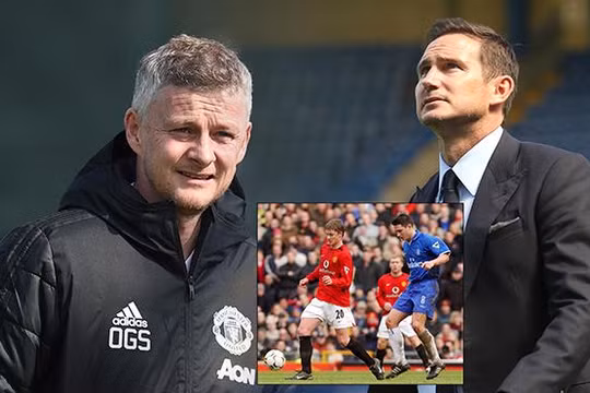 Ole Gunner Solskjaer đã có trận mở màn trong mơ khi đè bẹp đội bóng của Frank Lampard 4- 0
