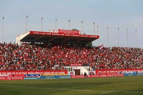 Hải Phòng, Nam Định, SLNA chưa rục rịch tuyển quân. Ảnh HPFC.