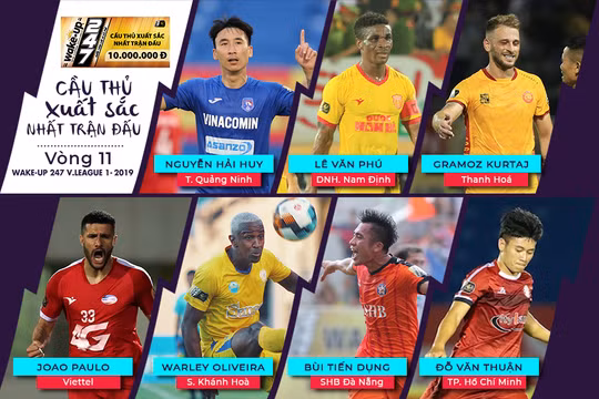 Các cầu thủ xuất sắc nhất vòng 11