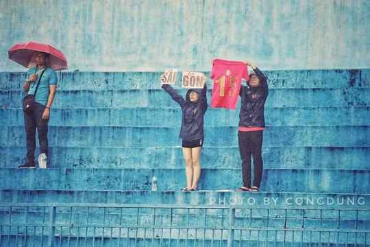 Chiến thắng trên sân Lạch Tray đã chấm dứt chuỗi 8 trận hòa và thua của Sài Gòn. Ảnh Công Phùng.