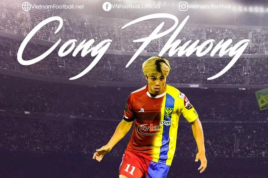 Công Phượng đang trên đường trở lại Việt Nam. Ảnh VF