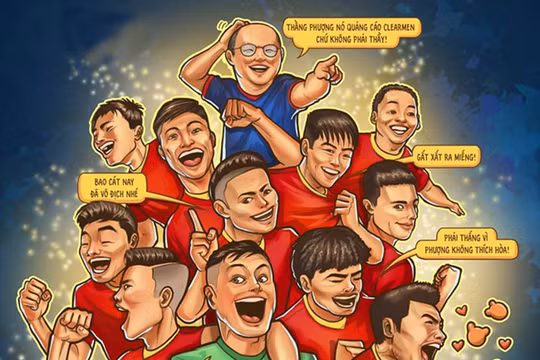 Về góc độ chuyên môn, việc thắng Thái Lan 1-0 đảm bảo cho chúng ta nằm trong tốp 16 của châu Á (vị trí thứ 15). Ảnh hs Thành Thắng