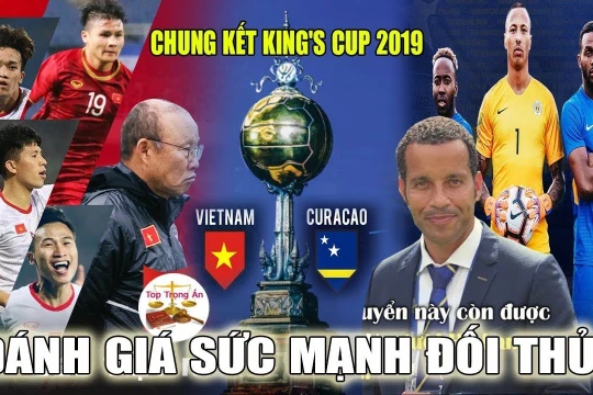 HLV Remko Bicentini và các học trò đã vô địch King's Cup 2019 (ảnh VietTimes)