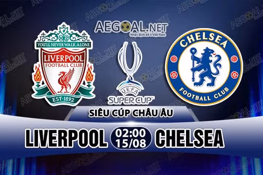 Đây là lần đầu tiên có trận Siêu cúp châu Âu toàn Anh. Ảnh AEGOAL.