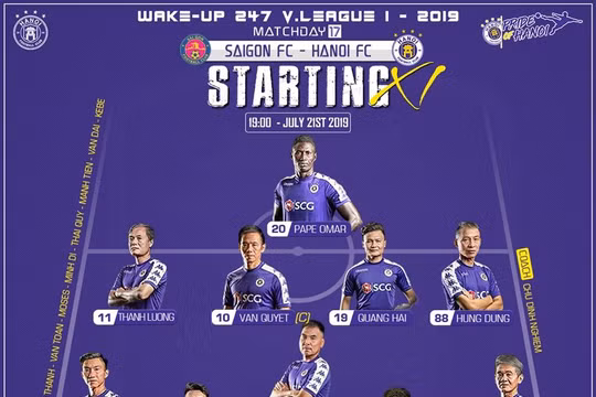 Hà Nội, "mùa này vắng những ông tây". Ảnh CLB Hà Nội.