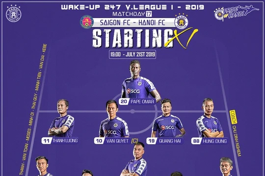 Hà Nội, "mùa này vắng những ông tây". Ảnh CLB Hà Nội.