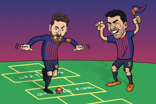 Barca và nhiều ông lớn châu Âu đã gây bất ngờ tại Champions League. Ảnh BR.